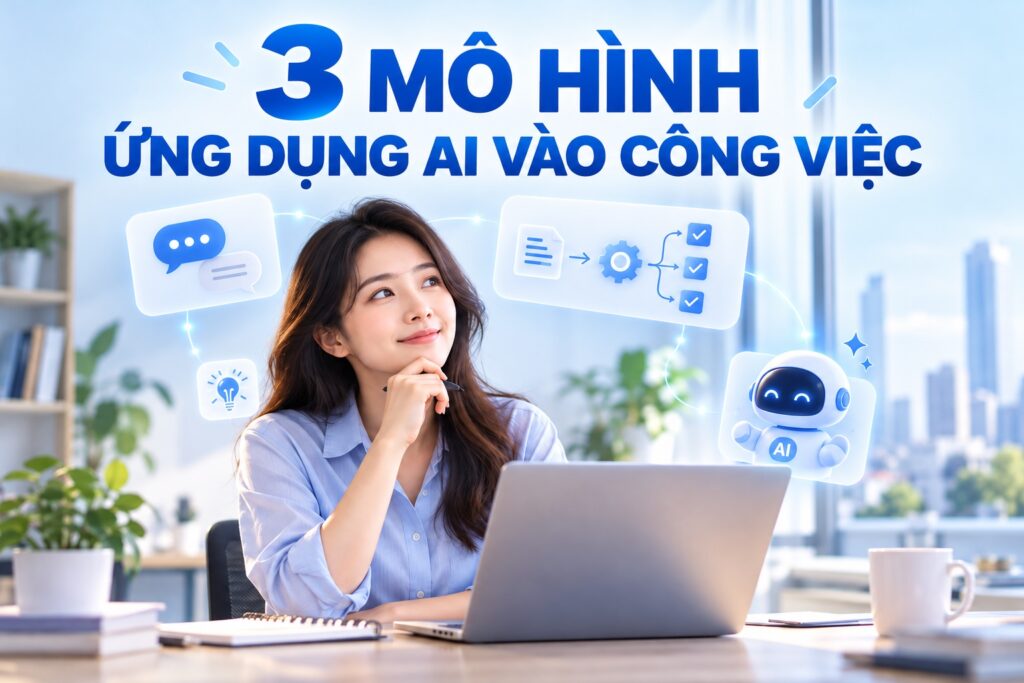 3 mo hinh ung dung AI vao cong viec